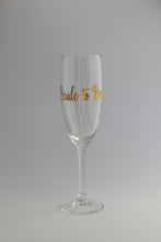 Bridal Party Champagne Flute Glass