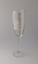personalised bridal party champagne flutes