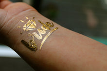 Metallic Gold Bachelorette Tattoos