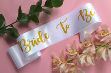 Bride to Be Sash for bachelorette parties. 
